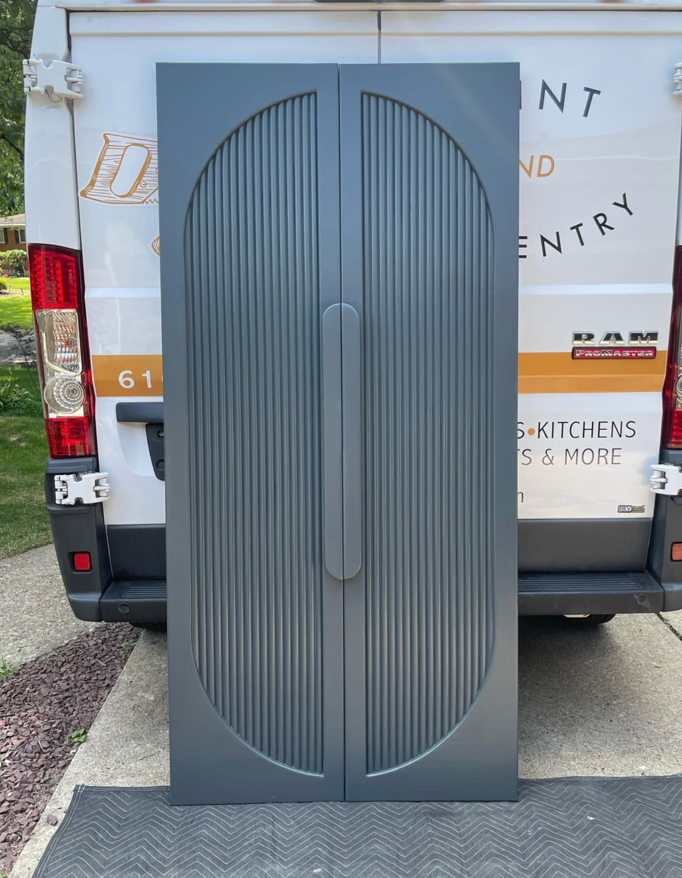 Custom cabinet doors by Eastwood Paint and Carpentry